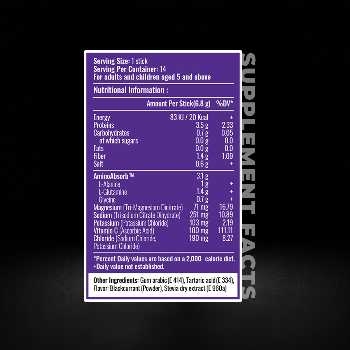 Berry Revive Sugar-Free Electrolyte Hydration Sticks