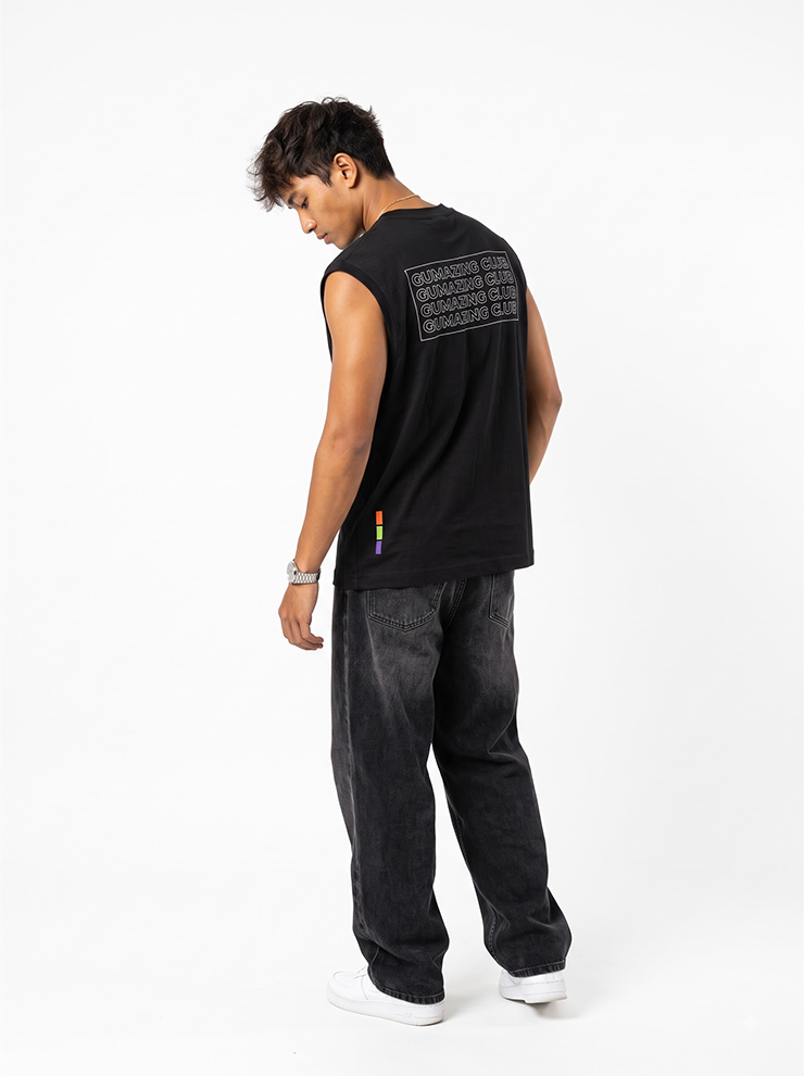 Begumazing Loop Print Sleeveless T-Shirt