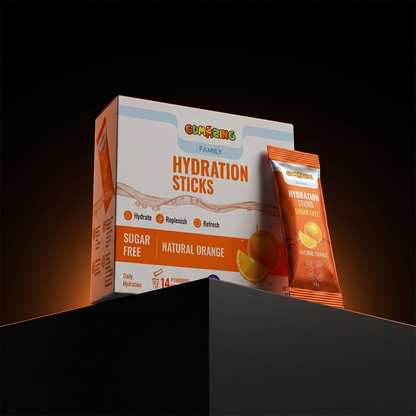 Citrus Zest Sugar-Free Electrolyte Hydration Sticks