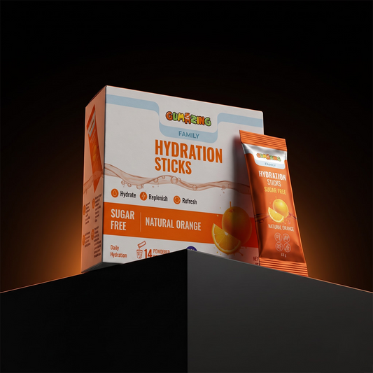 Citrus Zest Sugar-Free Electrolyte Hydration Sticks