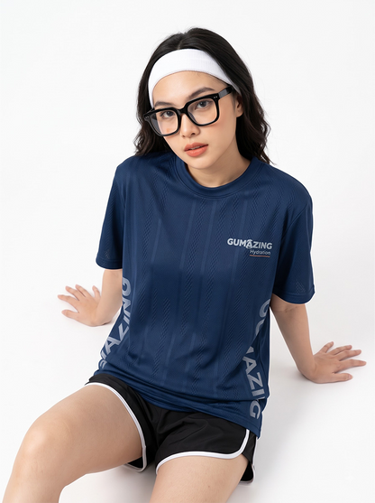 BeYou Unisex Round-Neck T-Shirt - Blue.